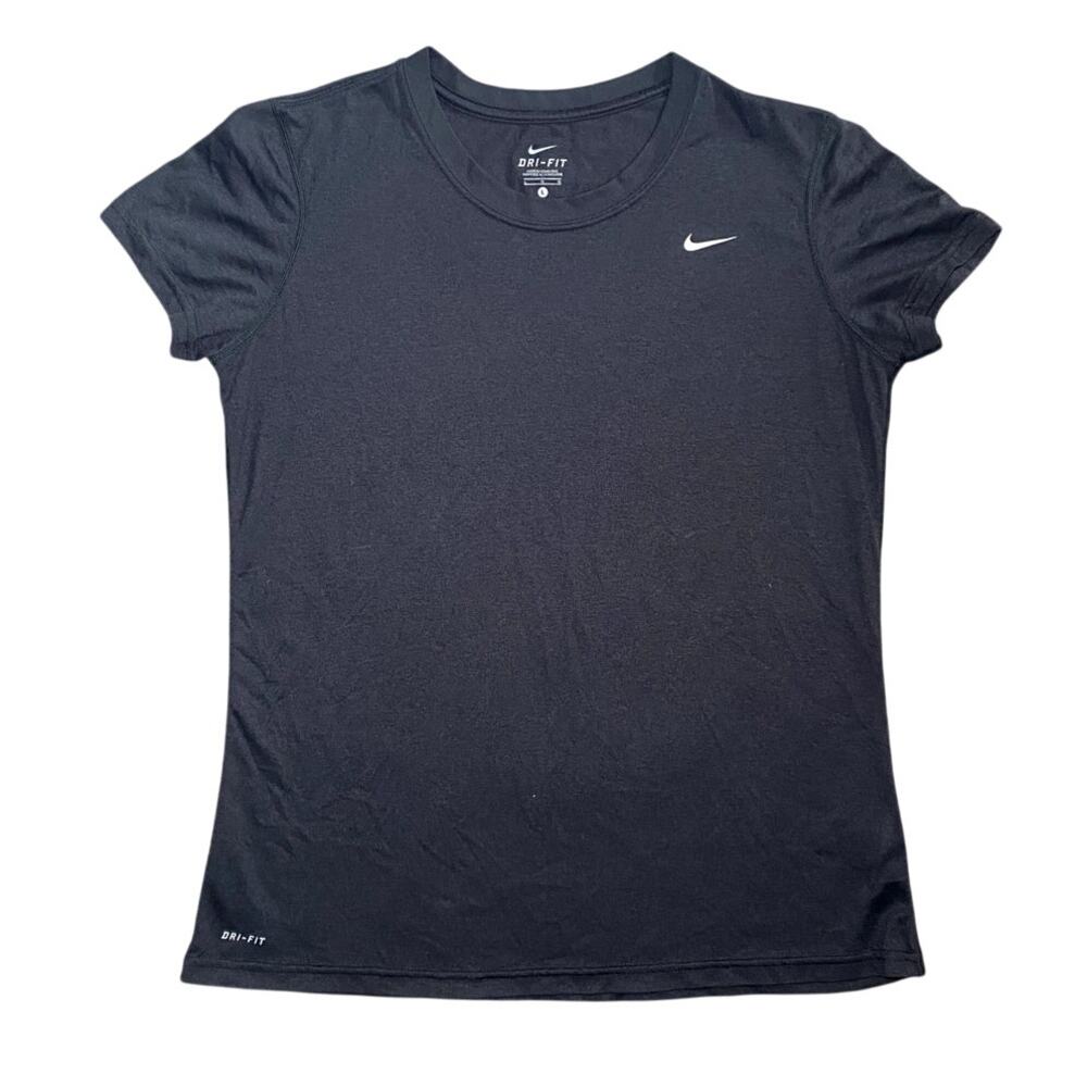 Nike Women's Dri-FIT Black Workout Top - Breathable